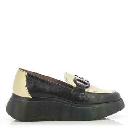 Дамски Обувки На Платформа WONDERS-A-3604 MONTREAL WILD NEGRO/CREAM