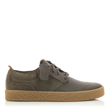 Мъжки Сникърс CLARKS-26174537 STREETHILLLACE DARK OLIVE