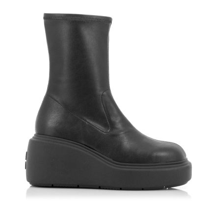 Дамски Боти На Платформа HUGO - 50529880 MEGHAN BOOTIE STRPU BLACK