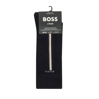 Чорапи BOSS - 50478336 2P RS  ICONIC CC BLACK