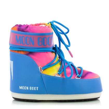 Women`s Sports Ankle Boots MOON BOOT-14094200 ICON LOW TIE DYE BLUE