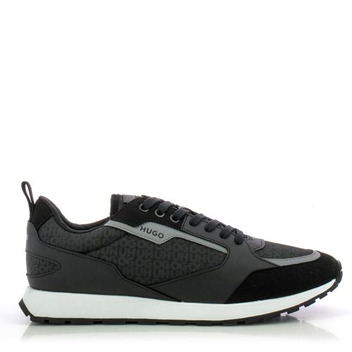 Мъжки Сникърс HUGO-50536205 ICELIN RUNN MONO BLACK