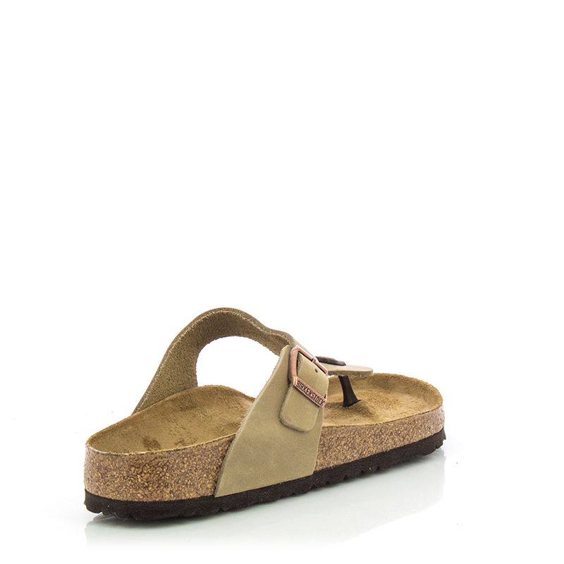 Men s Comfort Slippers BIRKENSTOCK 943811 GIZEH LEOI TOBACCO BROWN