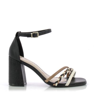 Дамски Сандали На Ток RAMARIM - 2441206 COCONUT/CAMEL/BLACK