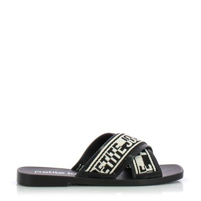 Дамски Равни Чехли PETIT JOLIE-PJ6437 VIBE BLACK
