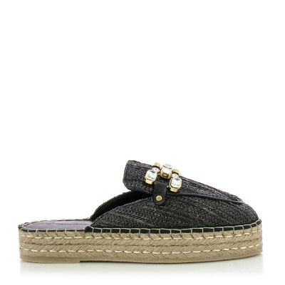 Дамски Равни Чехли CARLO FABIANI-274-0031 BLACK/BEIGE