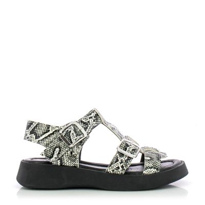 Дамски Сандали На Платформа CARLO FABIANI-252-35200 BLACK/WHITE