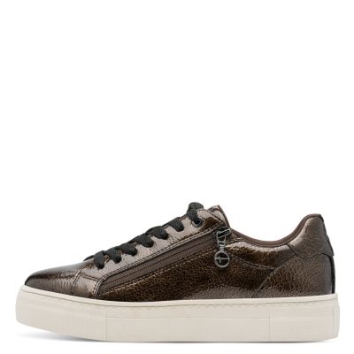 Woman`s Sneakers TAMARIS-1-23313-41-987 BRONCE PATENT