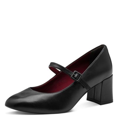 Токчета TAMARIS-1-22460-45-003 BLACK LEATHER