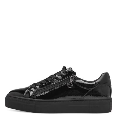 Woman`s Sneakers TAMARIS-1-23313-41-018 BLACK PATENT