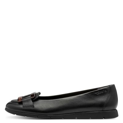 Балерини  TAMARIS - 1-22170-45-003 BLACK LEATHER