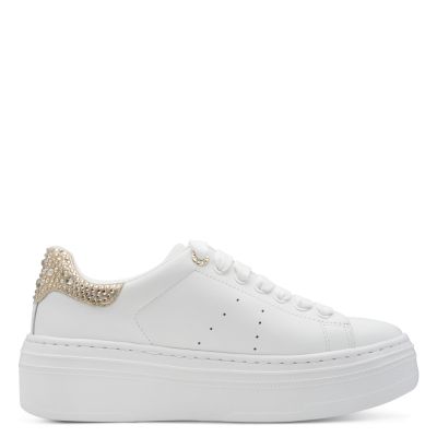 Дамски Сникърс TAMARIS - 1-23755-45-118 WHT/CHAMPAGNE