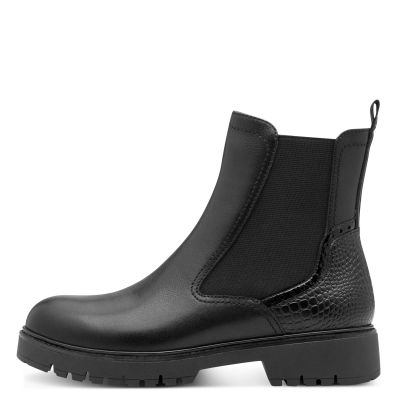 Дамски Равни Боти TAMARIS-1-25466-45-003 BLACK LEATHER