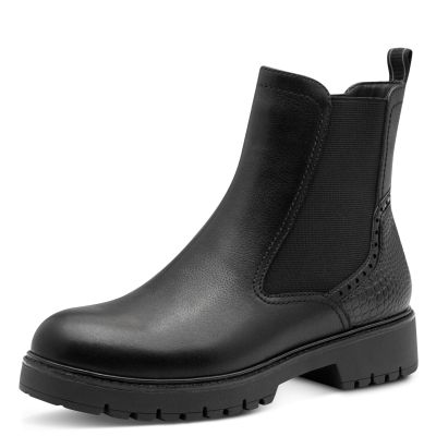 Дамски Равни Боти TAMARIS-1-25466-45-003 BLACK LEATHER