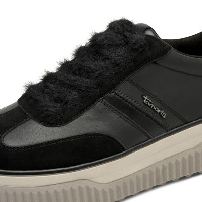 Дамски Сникърс TAMARIS - 1-23753-45-003 BLACK LEATHER