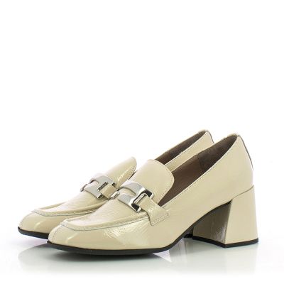 Heels WONDERS-H-6603 AURA LACK CREAM
