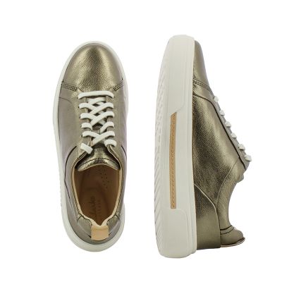Дамски Сникърс CLARKS-26178843 HOLLYHOCK WALK METALLIC