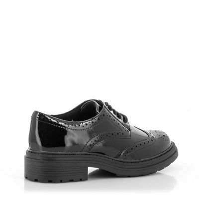 Дамски Ежедневни CLARKS - 26183171 ORINOCO3 DERBY BLACK PAT
