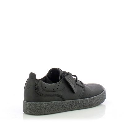 Мъжки Сникърс CLARKS - 26179705 STREETHILLLACE BLACK LEATHER
