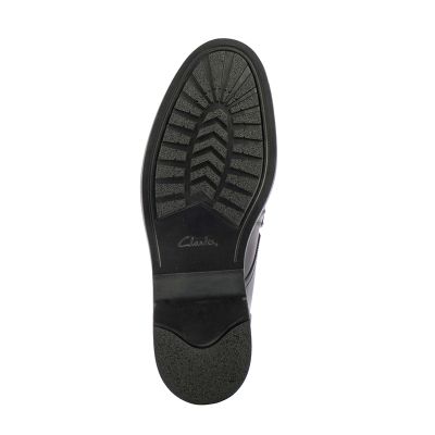 Мъжки Ежедневни Боти CLARKS - 26179683 ALDWIN CHUKKA BLACK LEATHER