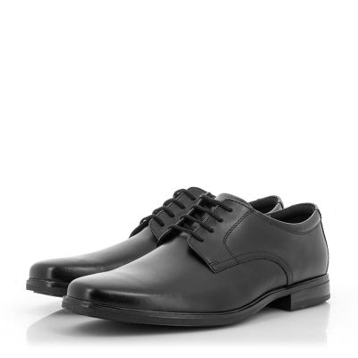 Мъжки Офис Обувки CLARKS - 26161285 HOWARD WALK BLACK LEATHER
