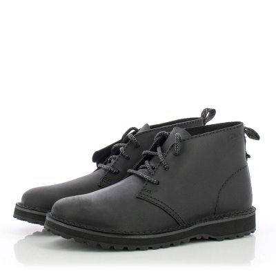 Мъжки Сникърс CLARKS - 26179716 SOLSBURY DB BLACK LEATHER