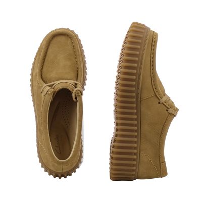 Дамски Ежедневни CLARKS - 26172084 TORHILL BEE LIGHT TAN NUBUCK