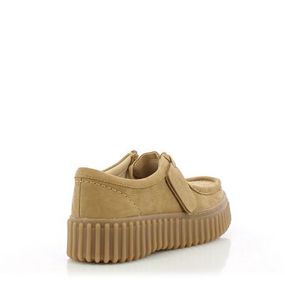 Дамски Ежедневни CLARKS - 26172084 TORHILL BEE LIGHT TAN NUBUCK