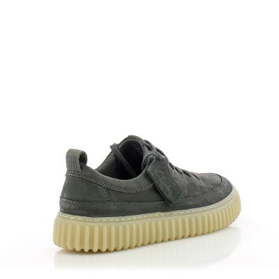 Мъжки Сникърс CLARKS - 26184417 TORHILL LACE DARK GREY NUBUCK