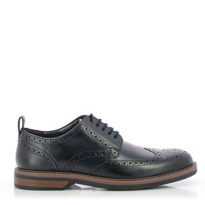 Мъжки Ежедневни CLARKS - 26178471 ALDWIN LIMIT NAVY LEATHER