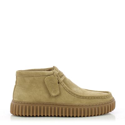 Мъжки Ежедневни Боти CLARKS - 26173663 TORHILL HI DARK SAND SUEDE