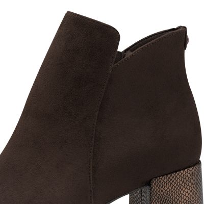 Дамски Боти На Ток TAMARIS - 1-25354-43-303 MOCCA COMB