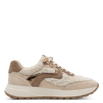 Дамски Сникърс TAMARIS - 1-23795-45-401 BEIGE SUEDE
