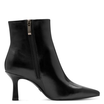 Дамски Боти На Ток TAMARIS-1-25358-45-003 BLACK LEATHER