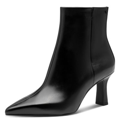 Дамски Боти На Ток TAMARIS-1-25358-45-003 BLACK LEATHER