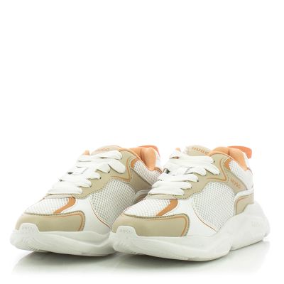 Дамски Сникърс HUGO - 50541578 LEON RUNN MEPU OPEN WHITE