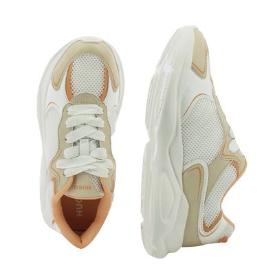 Дамски Сникърс HUGO - 50541578 LEON RUNN MEPU OPEN WHITE