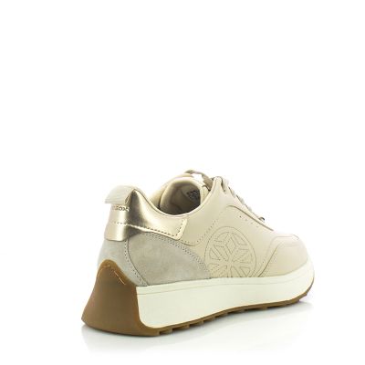 Womwn`s Sneakers GEOX-D56MDA D AMABEL PAPYRUS/LT SAND