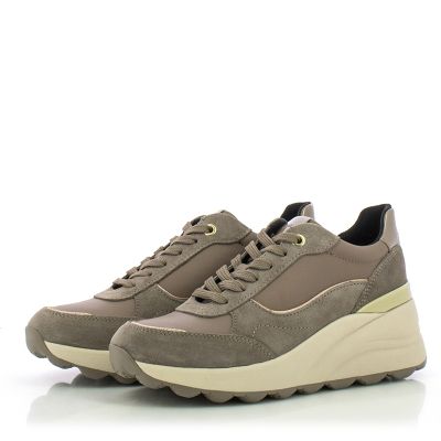 Дамски Сникърс GEOX - D45WAA D SPHERICA TAUPE