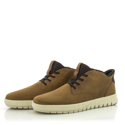 Мъжки Ежедневни Боти GEOX - U56MAB U FLEXTRIDE PLUS LIGHT BROWN