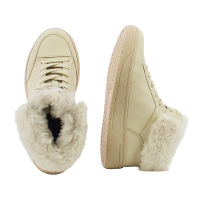 Дамски Спортни Боти GEOX - D564QC D SEDRAL COURT PAPYRUS