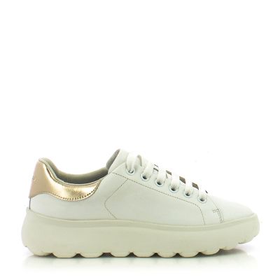 Womwn`s Sneakers GEOX-D45TCD D SPHERICA WHITE/LT GOLD