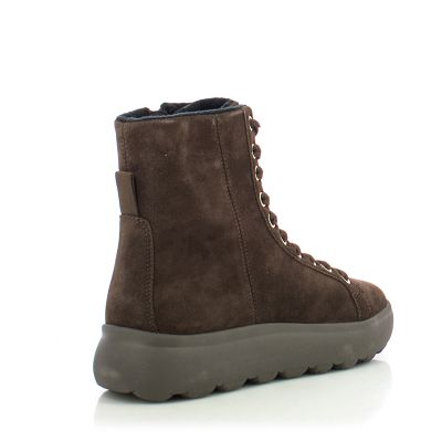 Дамски Равни Боти GEOX - D36TCD D SPHERICA DARK BROWN