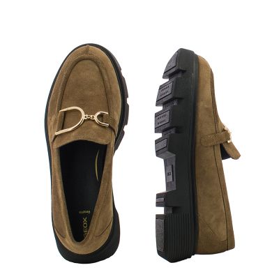 Дамски Лоуфър GEOX - D46UAH D VILDE MUD