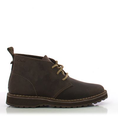 Мъжки Ежедневни Боти CLARKS - 26179717 SOLSBURY DB DARK BROWN LEA