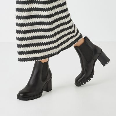 Дамски Боти На Ток TAMARIS - 1-25371-45-020 BLACK MATT
