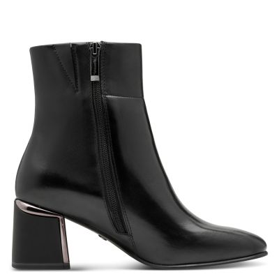 Дамски Боти На Ток TAMARIS-1-25341-45-003 BLACK LEATHER