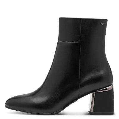 Дамски Боти На Ток TAMARIS-1-25341-45-003 BLACK LEATHER
