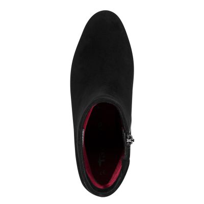 Дамски Боти На Ток TAMARIS - 1-25341-45-004 BLACK SUEDE