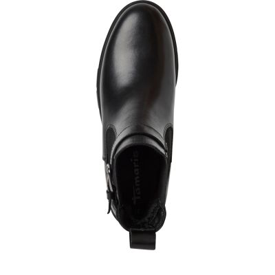 Дамски Боти На Ток TAMARIS - 1-25447-43-003 BLACK LEATHER
